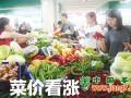 暴雨致菜价上涨，蔬菜种植损失严重 ()