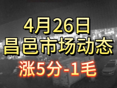 4月26日 琨福市场大姜价格（涨5分-1毛） ()