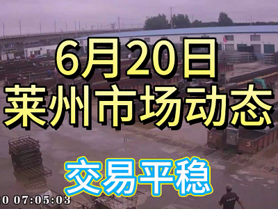 6月20日 莱州生姜交易实况（交易平稳） ()