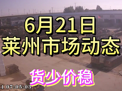 6月21日 莱州生姜交易实况（货少价稳） ()