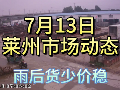 7月13日 莱州生姜交易实况（雨后货少） ()