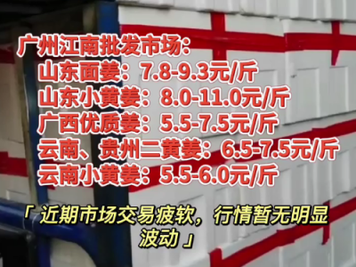 7月29日广州江南批发市场价格 ()