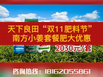 天下良田“双11肥料节”-南方小姜套餐大优惠 ()