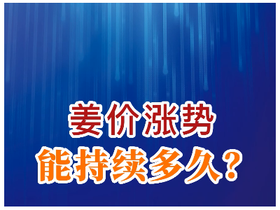 姜价涨势能持续多久？ ()