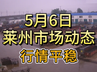 5月6日 莱州生姜交易实况（行情平稳） ()