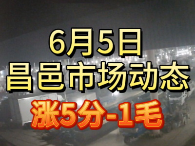 6月5日 琨福市场大姜价格（涨5分-1毛） ()