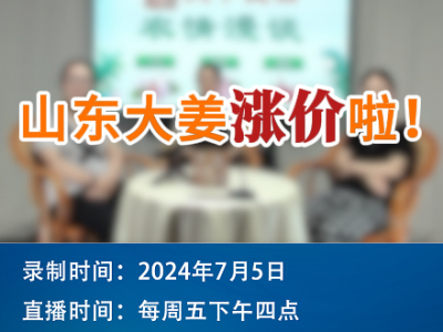 农情漫谈：山东大姜涨价啦！ ()
