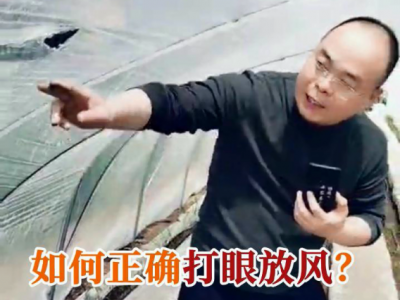 如何正确打眼放风？ ()