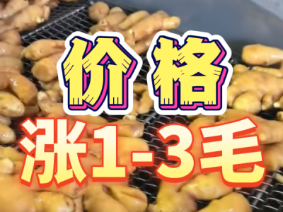 5月27日 生姜价格行情（价格涨1-3毛） ()