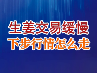 老石说姜：生姜交易缓慢，下步行情怎么走？ ()
