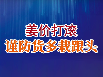 老石说姜：姜价打滚、谨防货多栽跟头 ()