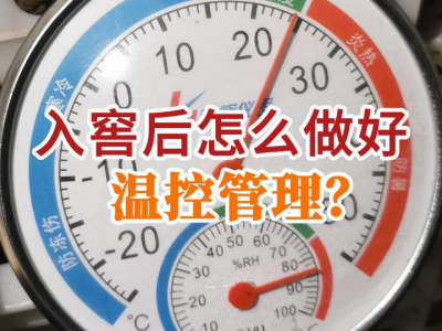 入窖后怎么做好温控管理？ ()