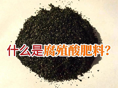 什么是腐殖酸肥料？ ()