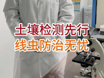 土壤检测先行，线虫防治无忧