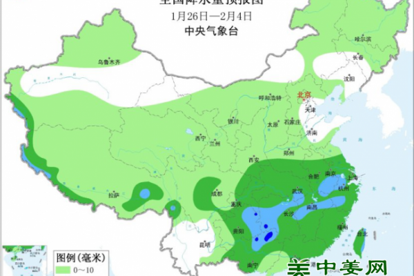 长江中下游降水偏多 ()