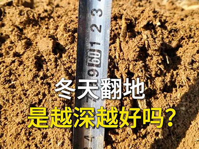 冬天翻地是越深越好吗？ ()