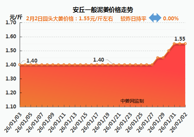 26.2.2安丘大姜价格
