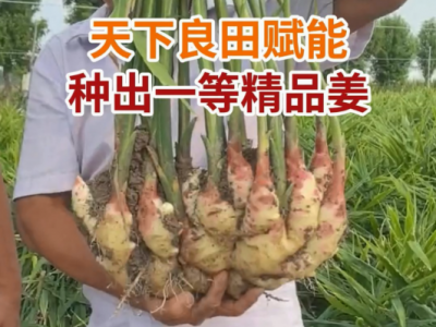 天下良田赋能，种出一等精品姜 ()
